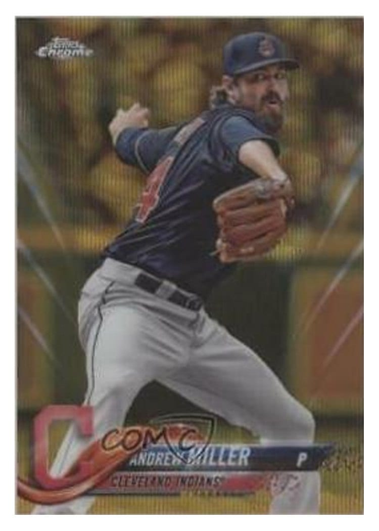 2018 Topps Chrome Base Set Andrew Miller #117 card