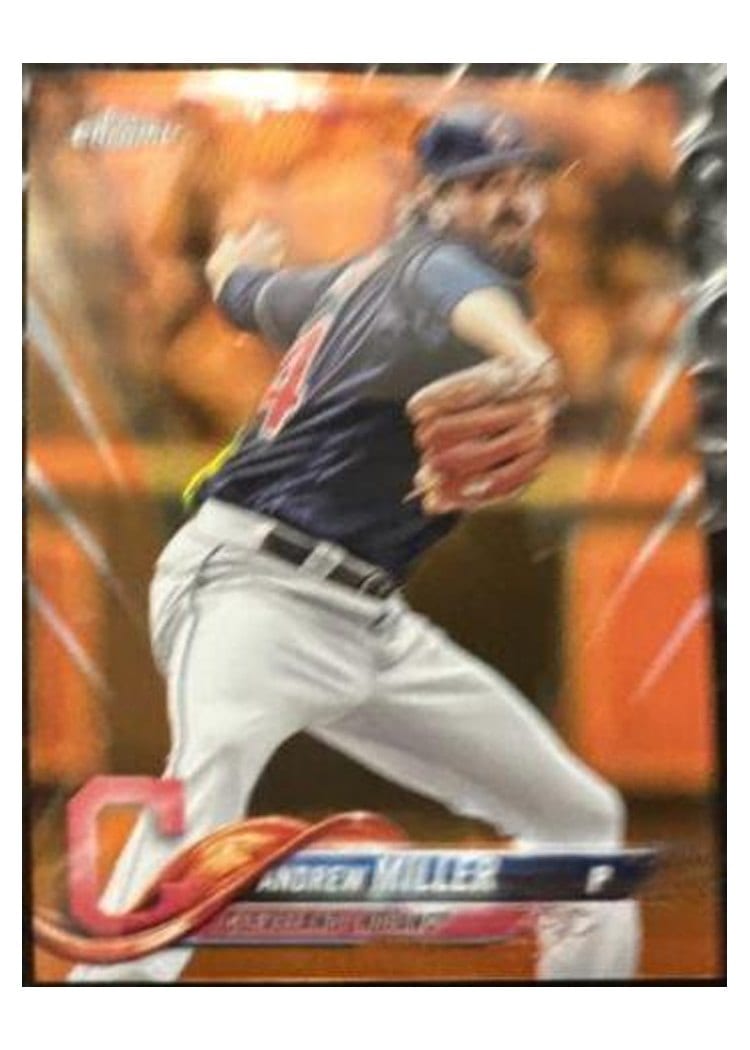 2018 Topps Chrome Base Set Andrew Miller #117 card