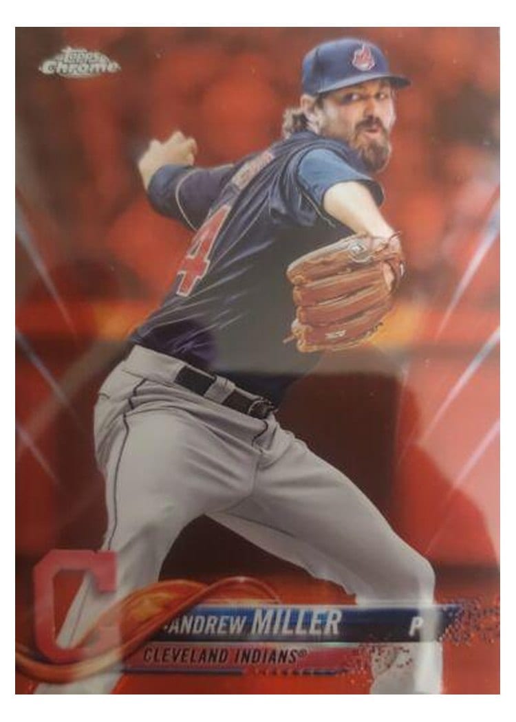 2018 Topps Chrome Base Set Andrew Miller #117 card