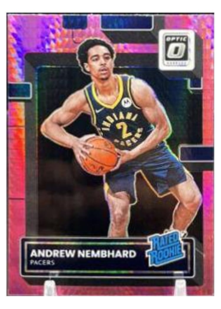 2022-23 Donruss Optic Base Set Andrew Nembhard Hyper Pink #230 card