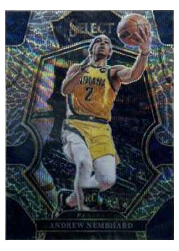 2022-23 Panini Select Base Set Andrew Nembhard Elephant Prizm #186 card