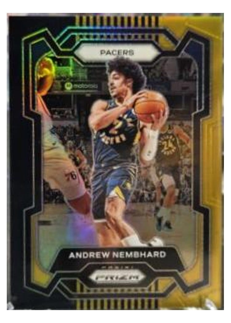 2023-24 Panini Prizm Base Set Andrew Nembhard #211 card