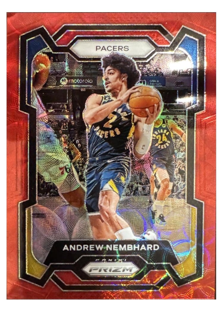 2023-24 Panini Prizm Base Set Andrew Nembhard #211 card