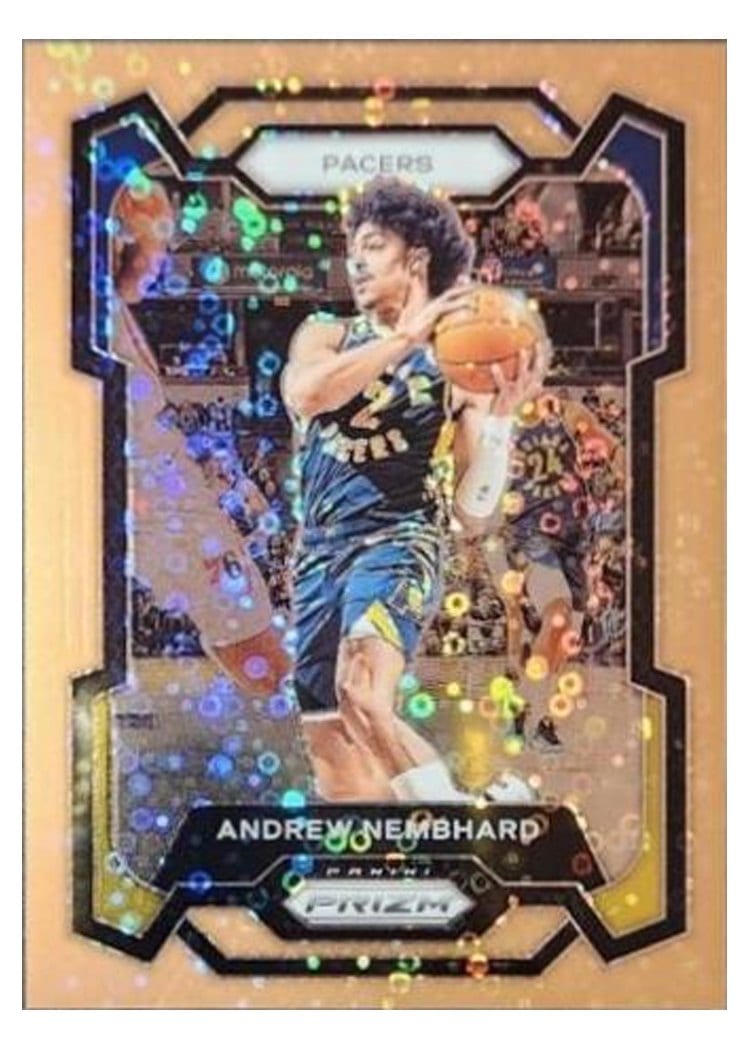 2023-24 Panini Prizm Base Set Andrew Nembhard #211 card