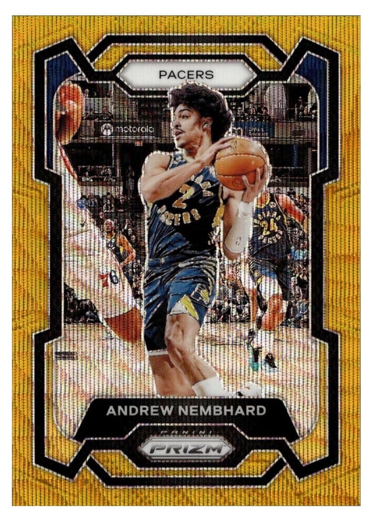 2023-24 Panini Prizm Base Set Andrew Nembhard #211 card