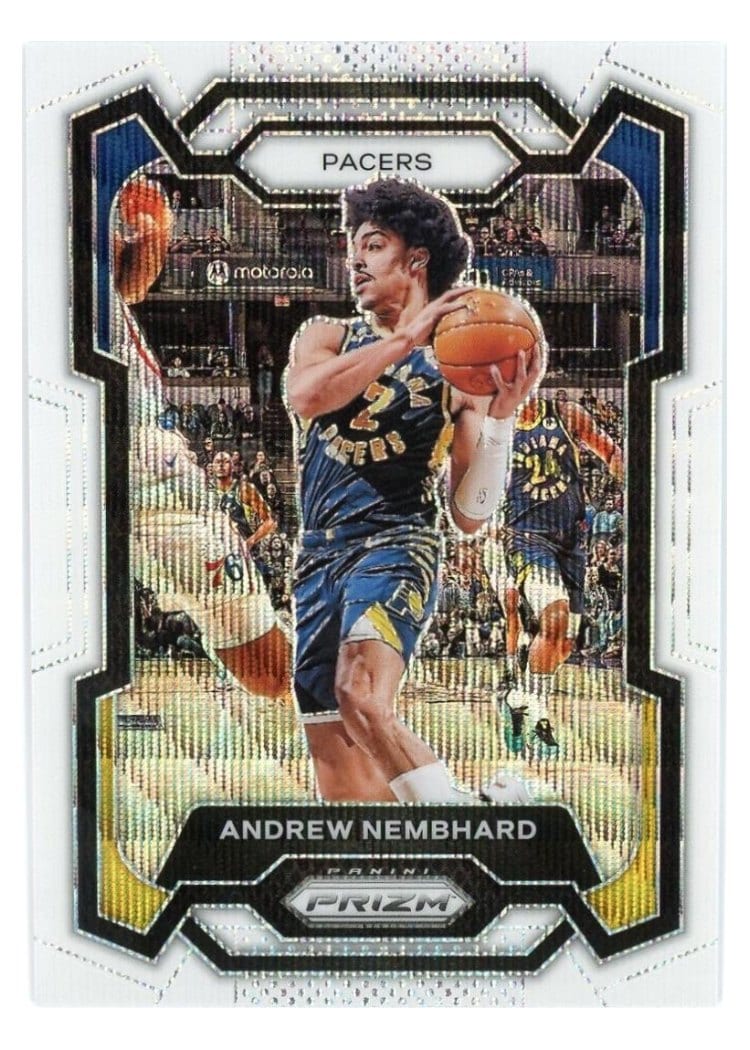2023-24 Panini Prizm Base Set Andrew Nembhard #211 card