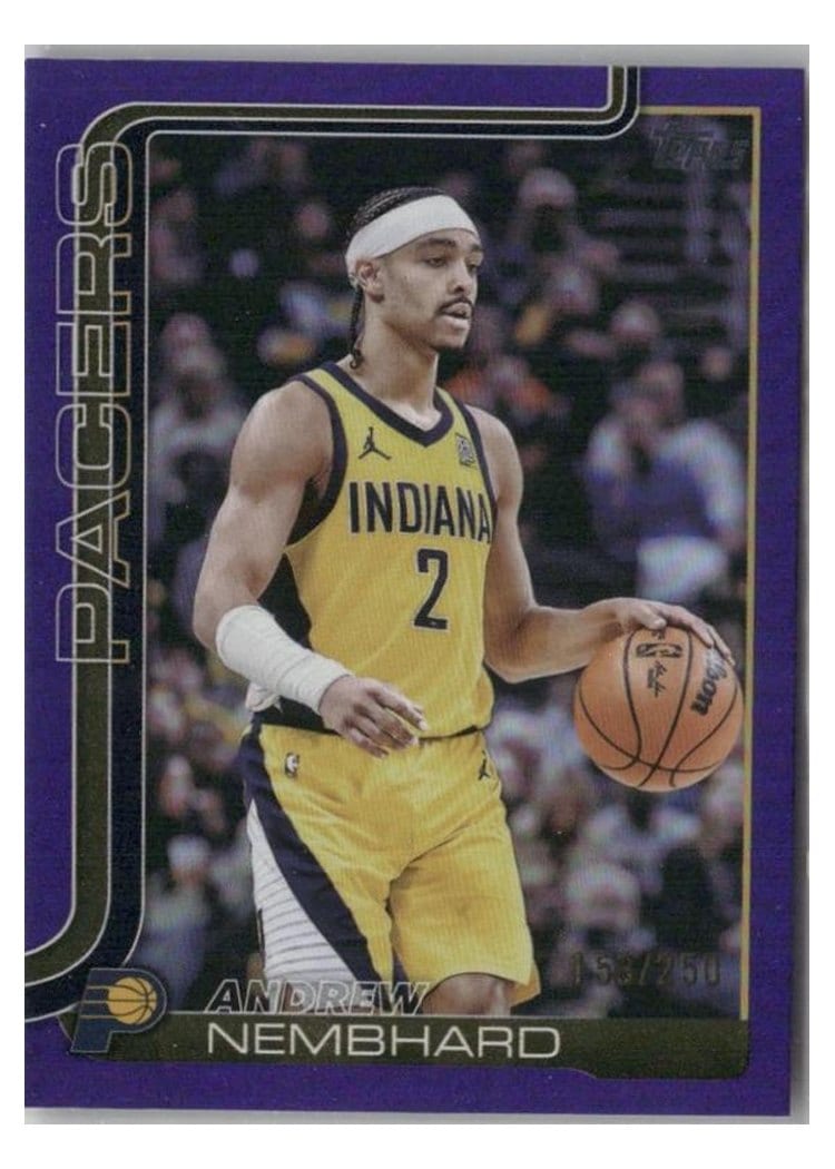 2025-26 Topps Base Set Andrew Nembhard #52 card