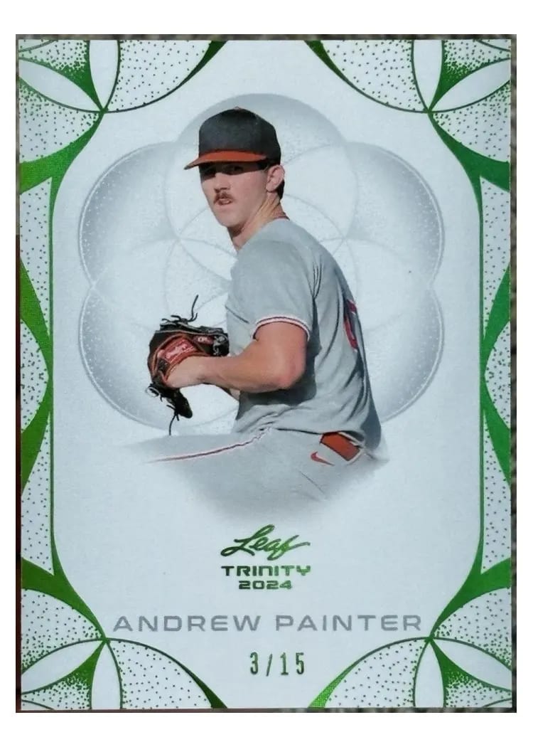 2024 Leaf Trinity Baseball Base Set Andrew Painter #10 card