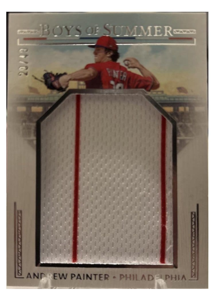 2024 Panini Boys of Summer Jumbo Prospect Materials Andrew Painter #JPM-AP