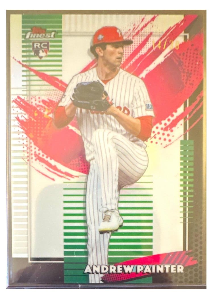 2026 Topps Finest Andrew Painter White Refractor #287 card