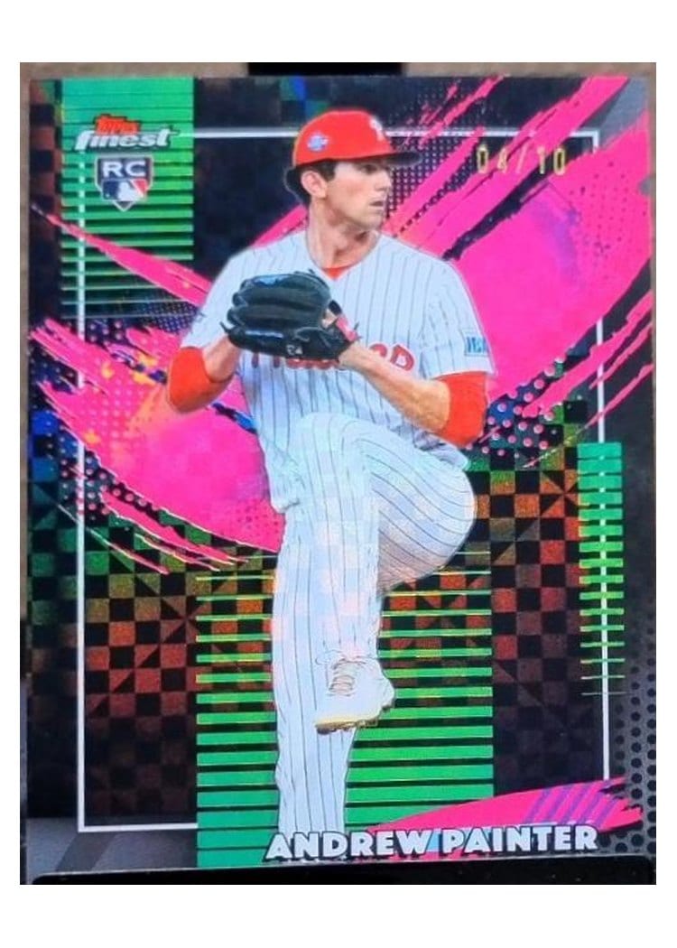 2026 Topps Finest Andrew Painter Black Refractor #287 card