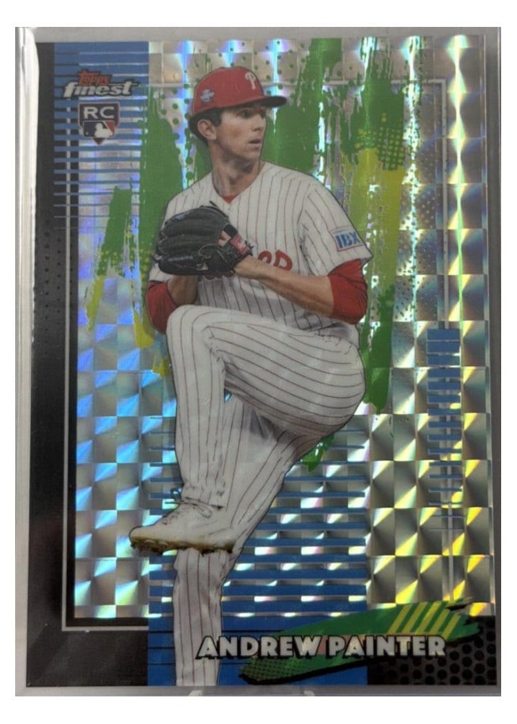 2026 Topps Finest Andrew Painter Geometric Refractor #86 card