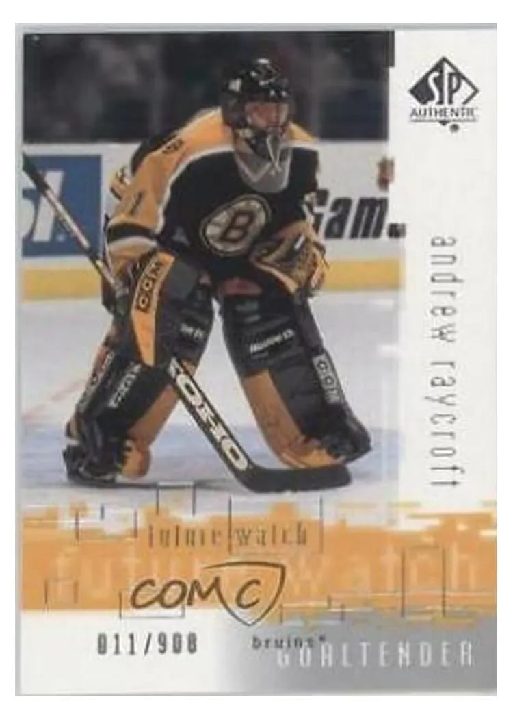 2000 SP Authentic Andrew Raycroft #94 card