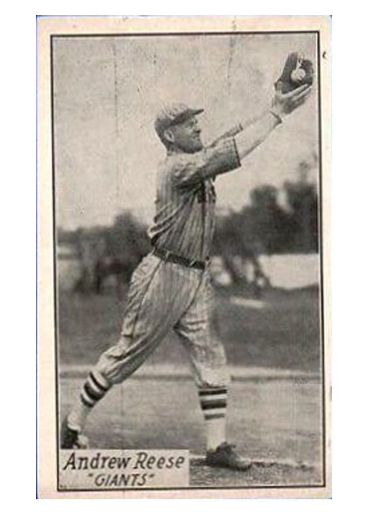 1929 R315 Andrew Reese card