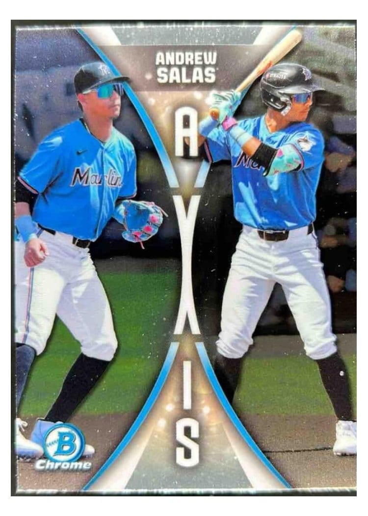 2025 Bowman Draft Axis Andrew Salas #A-16 card