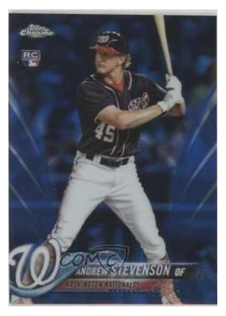 2018 Topps Chrome Base Set Andrew Stevenson #198 card