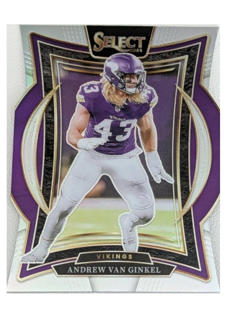 2024 Panini Select Base Set Andrew Van Ginkel Silver Prizm Die-Cut #6 card