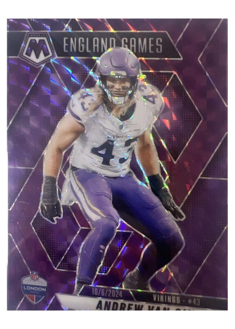 2025 Panini Mosaic Base Set Andrew Van Ginkel Purple #251 card