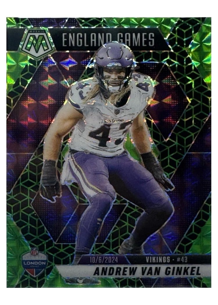 2025 Panini Mosaic Base Set Andrew Van Ginkel Green Spectris #251 card