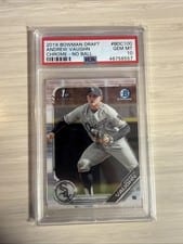 2019 Bowman Draft Chrome Andrew Vaughn #BDC-100 card