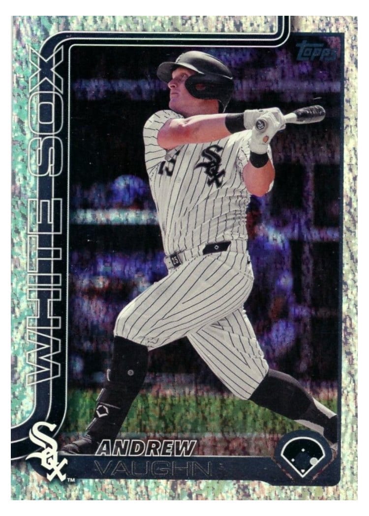 2025 Topps Base Set Andrew Vaughn Holo Foil #121 card