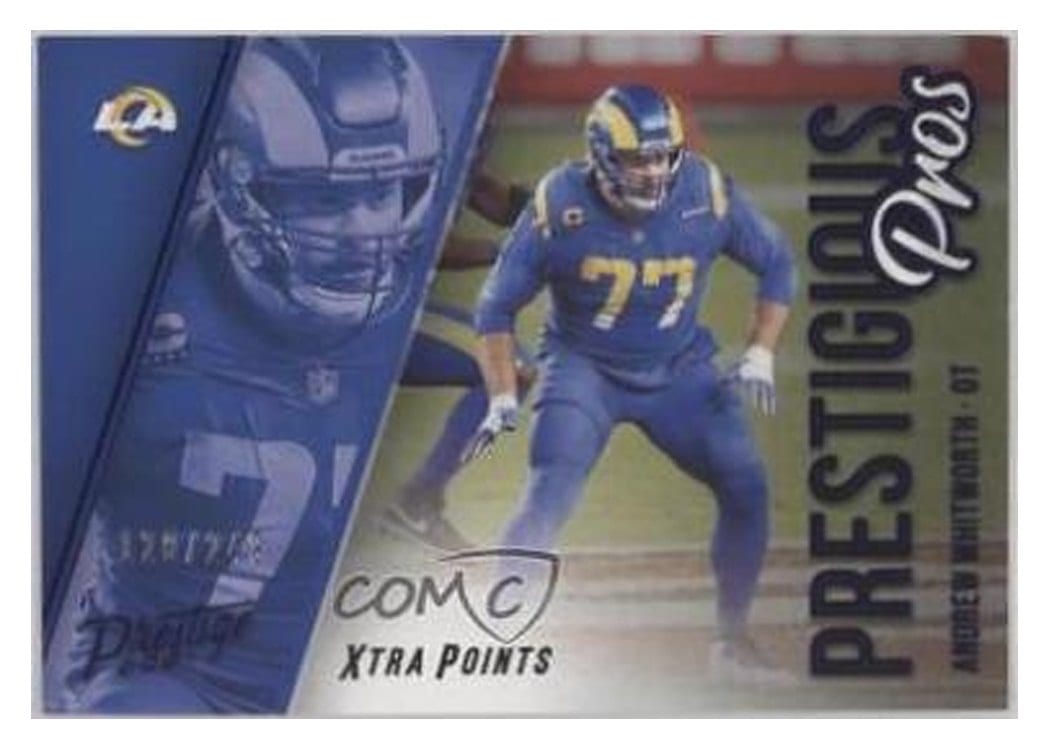 2021 Panini Prestige Prestigious Pros Andrew Whitworth #PP-AW card