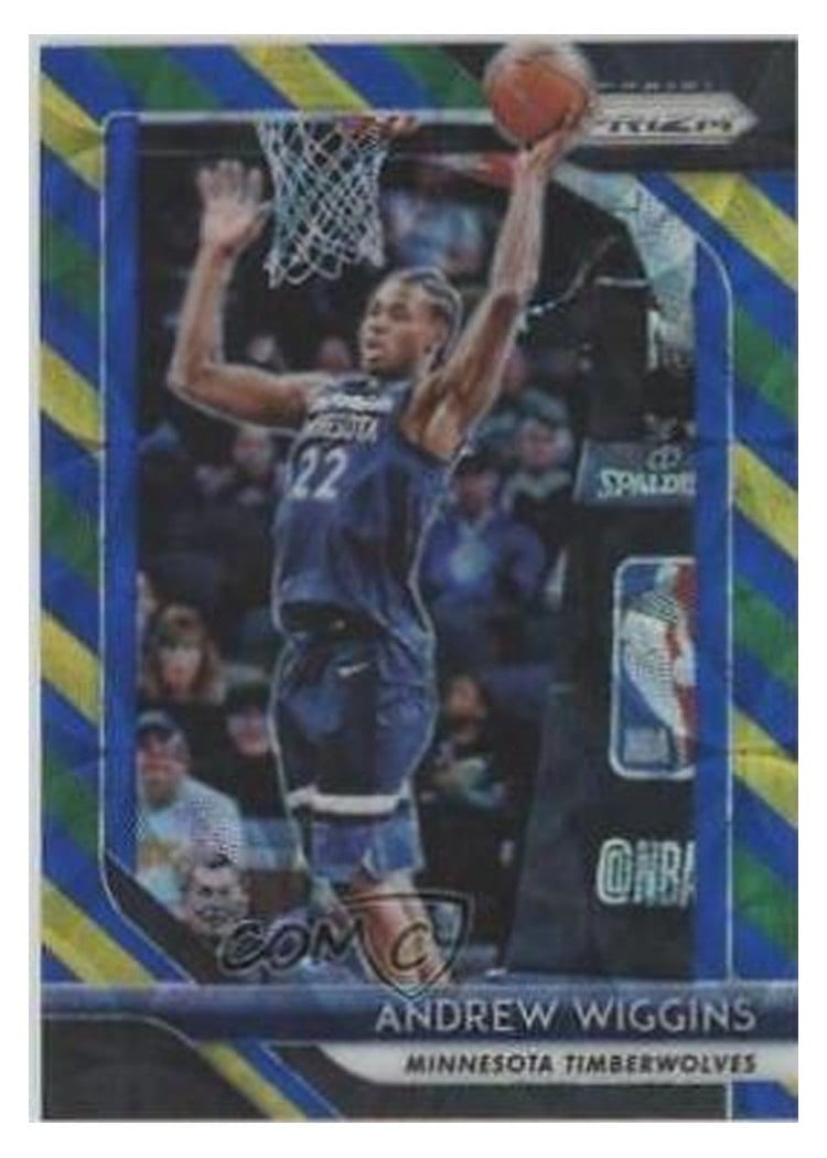 2018-19 Panini Prizm Base Set Andrew Wiggins #87 card
