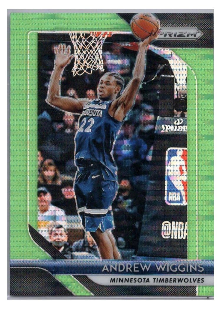 2018-19 Panini Prizm Base Set Andrew Wiggins #87 card
