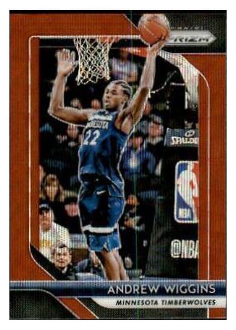 2018-19 Panini Prizm Base Set Andrew Wiggins #87 card