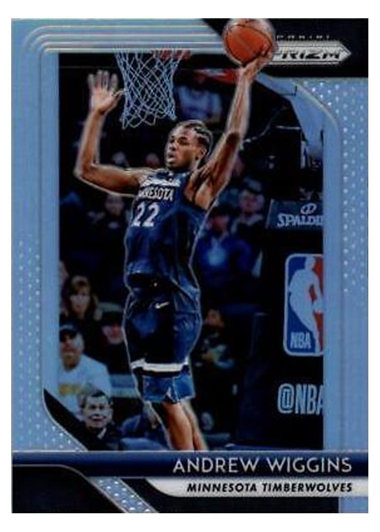 2018-19 Panini Prizm Base Set Andrew Wiggins #87 card