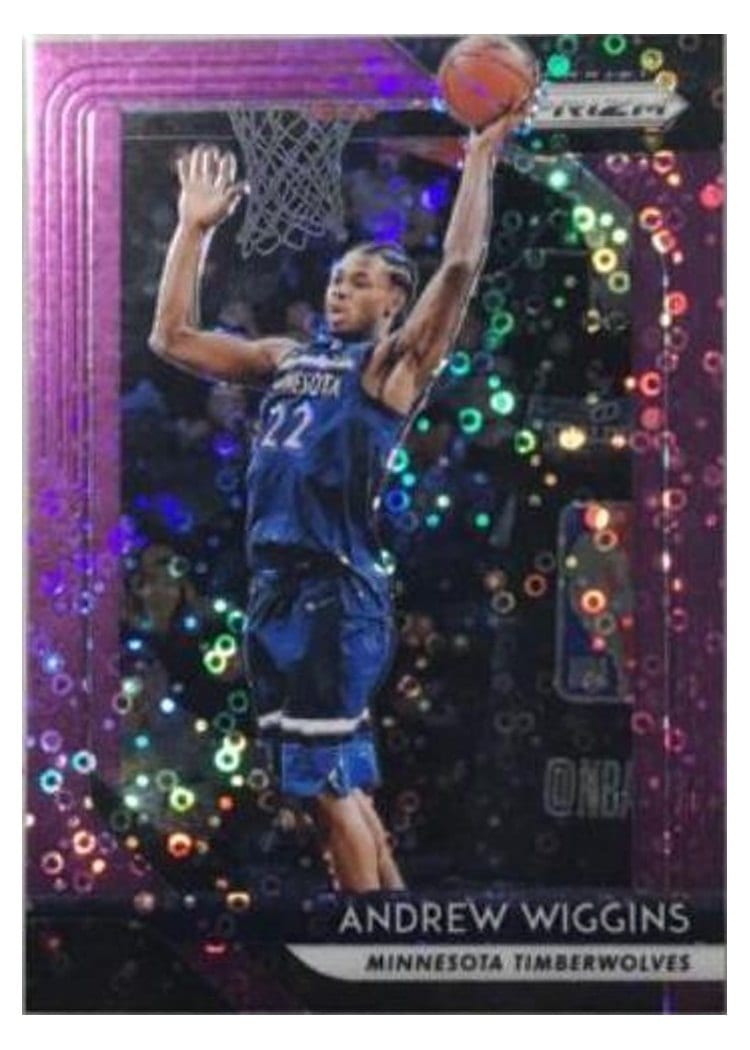 2018-19 Panini Prizm Base Set Andrew Wiggins #87 card