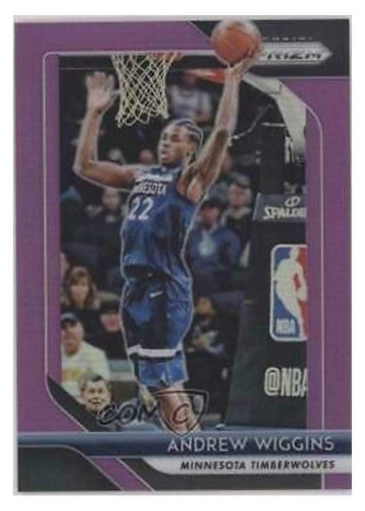 2018-19 Panini Prizm Base Set Andrew Wiggins #87 card