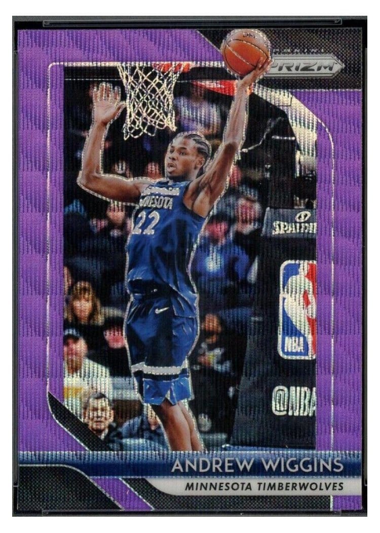 2018-19 Panini Prizm Base Set Andrew Wiggins #87 card