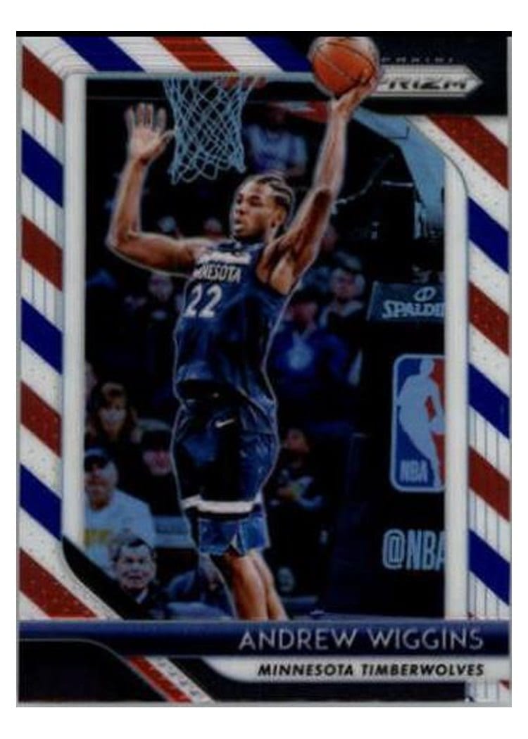 2018-19 Panini Prizm Base Set Andrew Wiggins #87 card