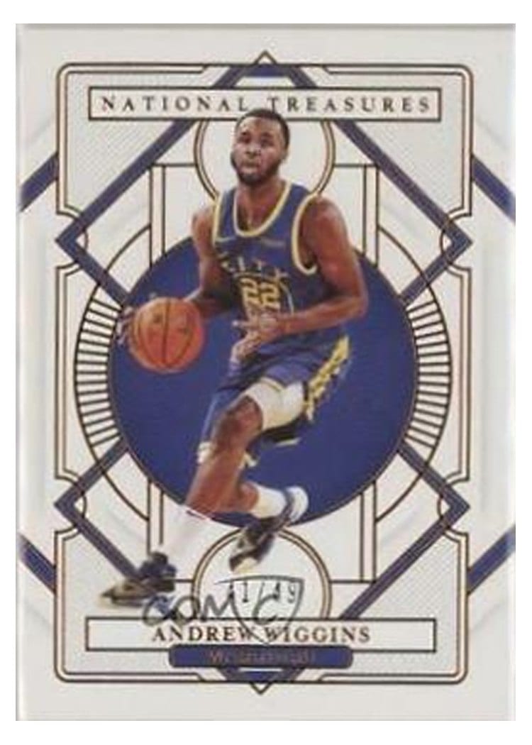 2020-21 Panini National Treasures Base Set Andrew Wiggins #88 card