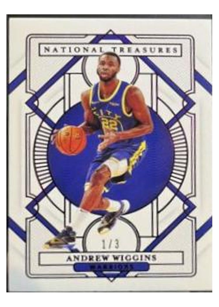2020-21 Panini National Treasures Base Set Andrew Wiggins #88 card