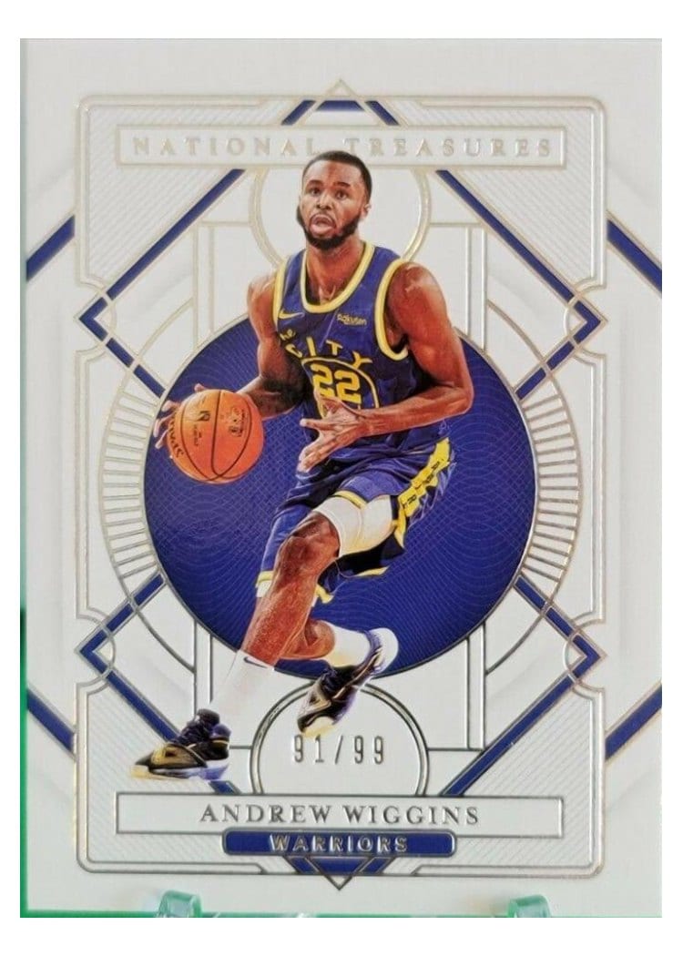 2020-21 Panini National Treasures Base Set Andrew Wiggins #88 card