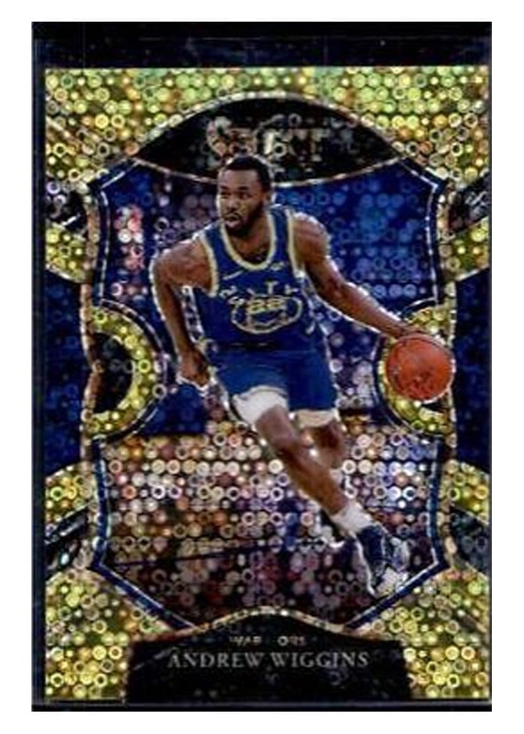 2020-21 Panini Select Base Set Andrew Wiggins Gold Disco Prizm #6 card