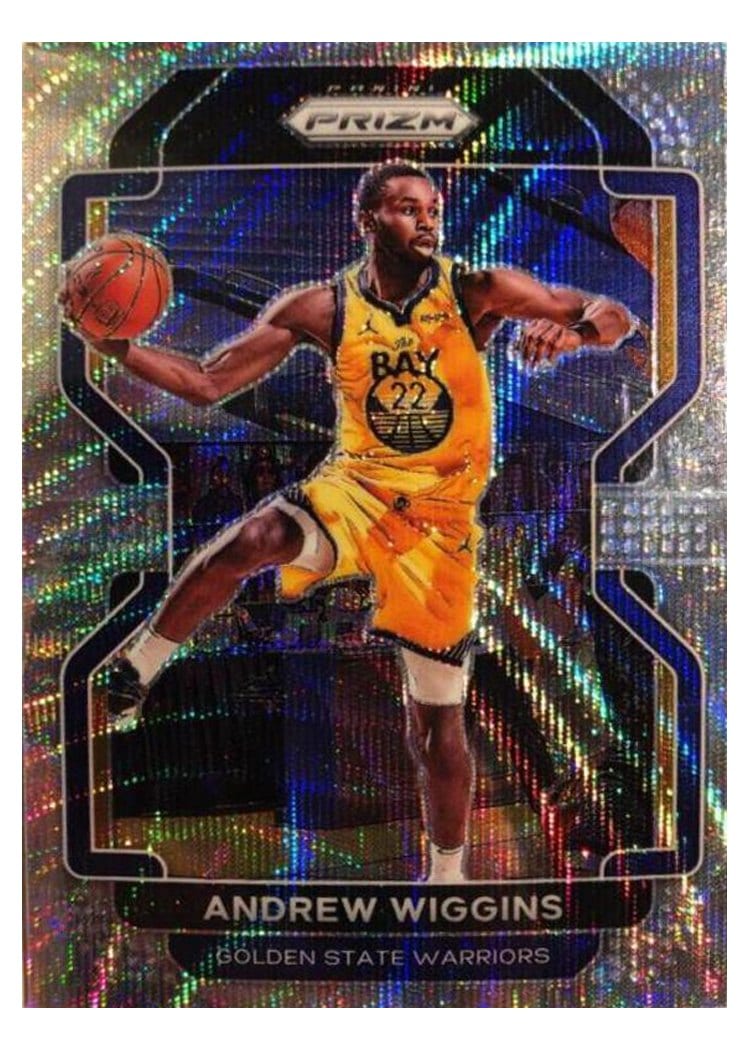 2021-22 Panini Prizm Base Set Andrew Wiggins #155 card