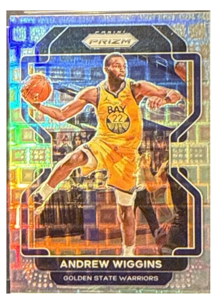 2021-22 Panini Prizm Base Set Andrew Wiggins Pandora #155 card