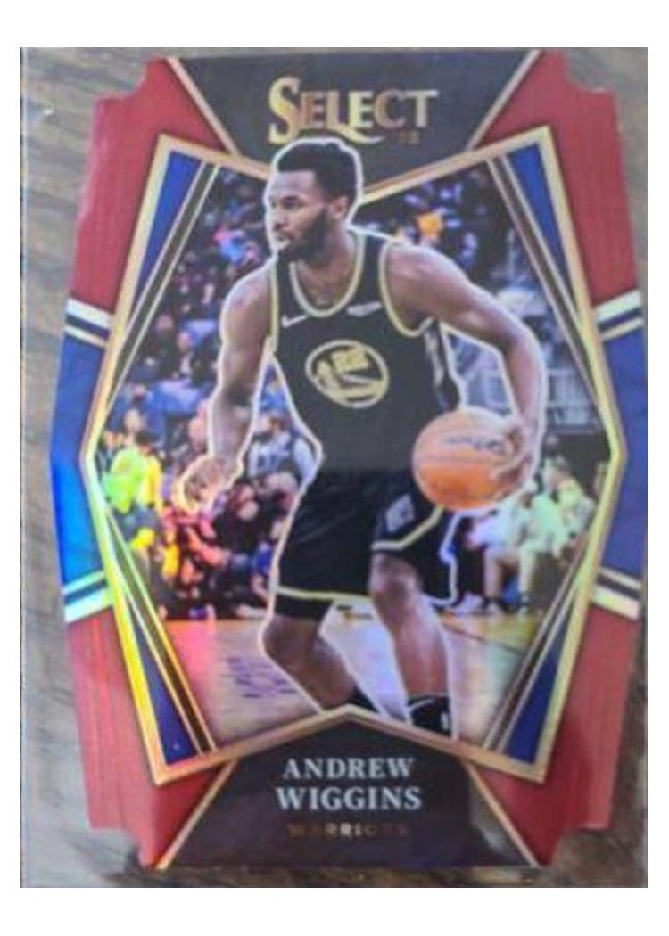 2021-22 Panini Select Base Set Andrew Wiggins Maroon Prizm Die Cut #134 card