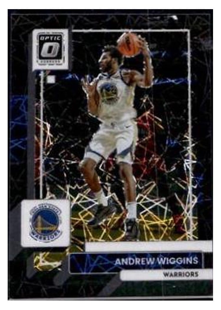 2022-23 Donruss Optic Base Set Andrew Wiggins Black Velocity #84 card