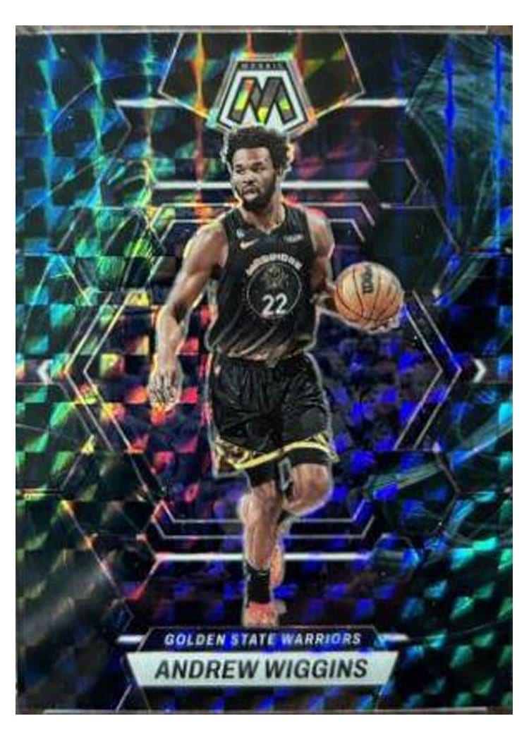 2022-23 Panini Mosaic Base Set Andrew Wiggins #40 card
