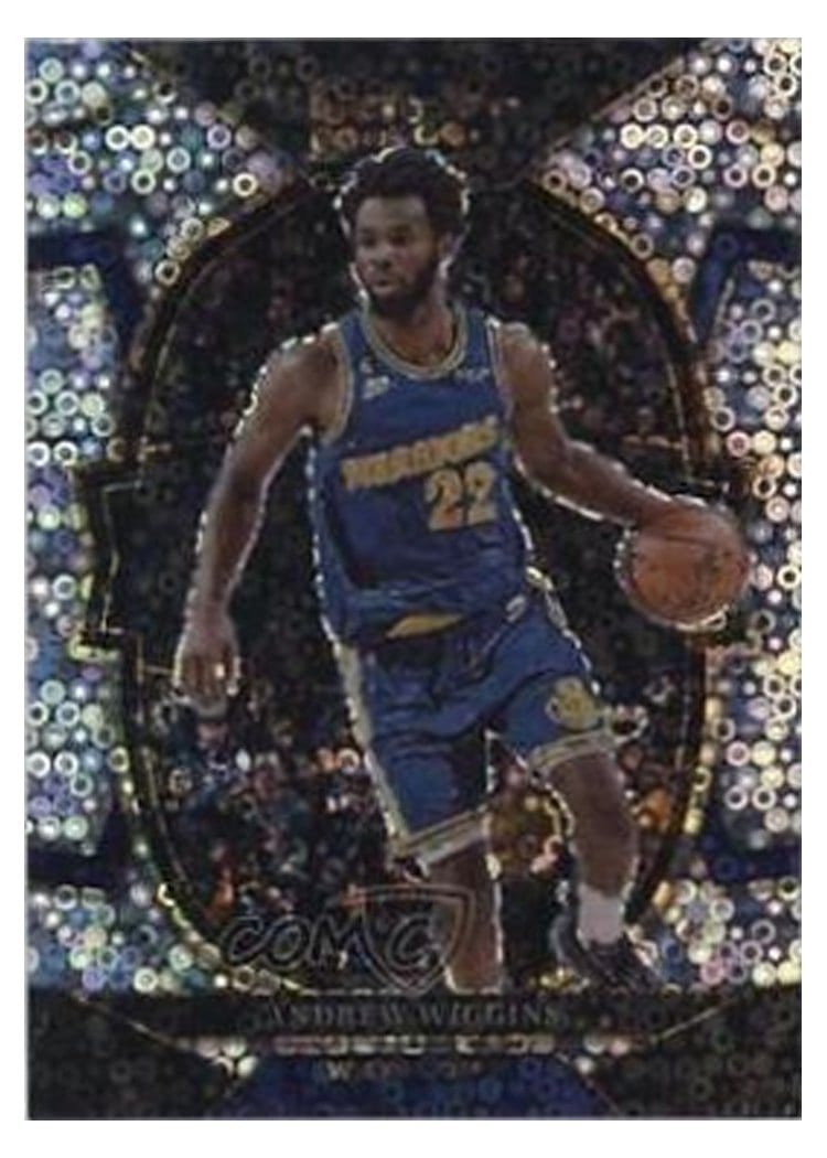 2022-23 Panini Select Base Set Andrew Wiggins Disco Prizm #10 card