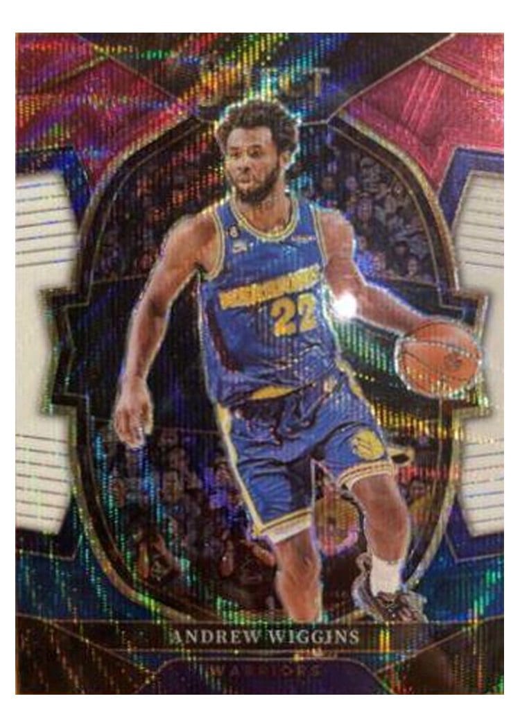 2022-23 Panini Select Base Set Andrew Wiggins Tri Color Prizm #10 card