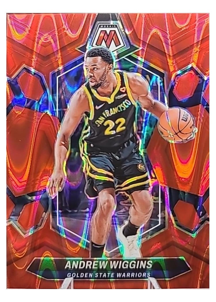 2023-24 Panini Mosaic Base Set Andrew Wiggins #101 card