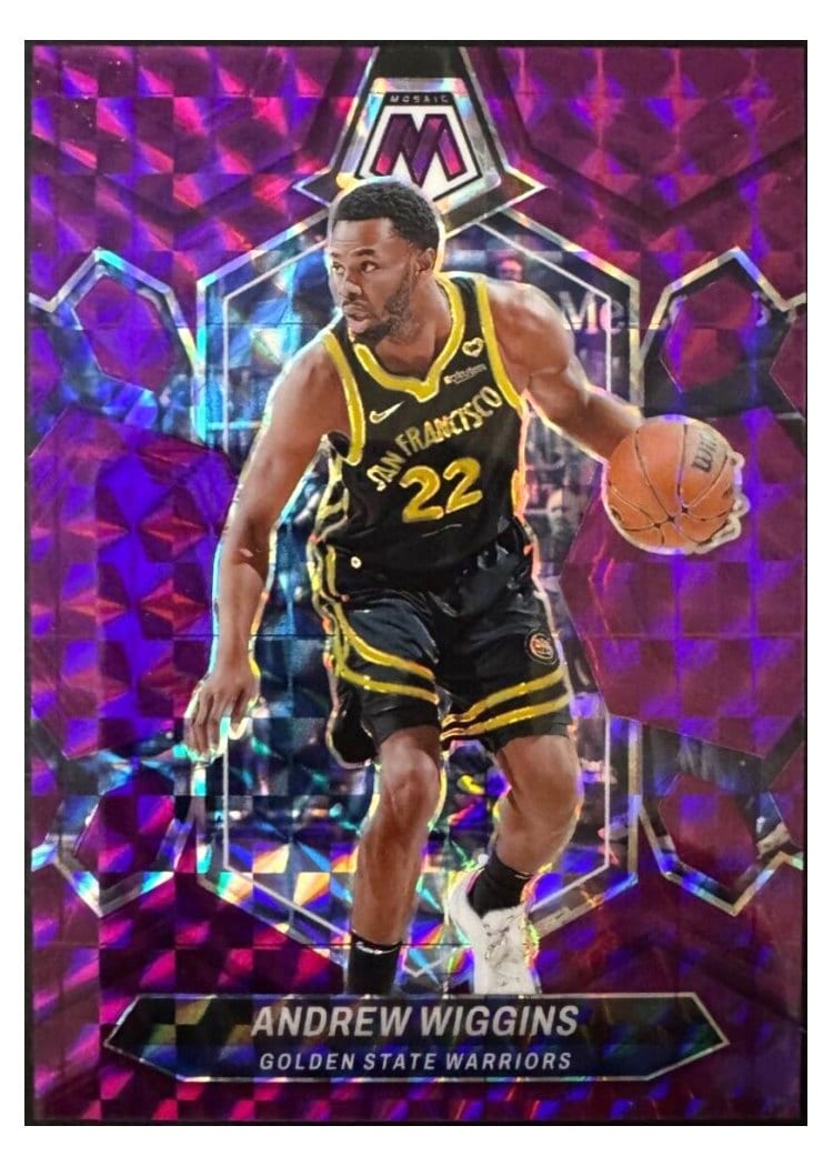 2023-24 Panini Mosaic Base Set Andrew Wiggins #101 card