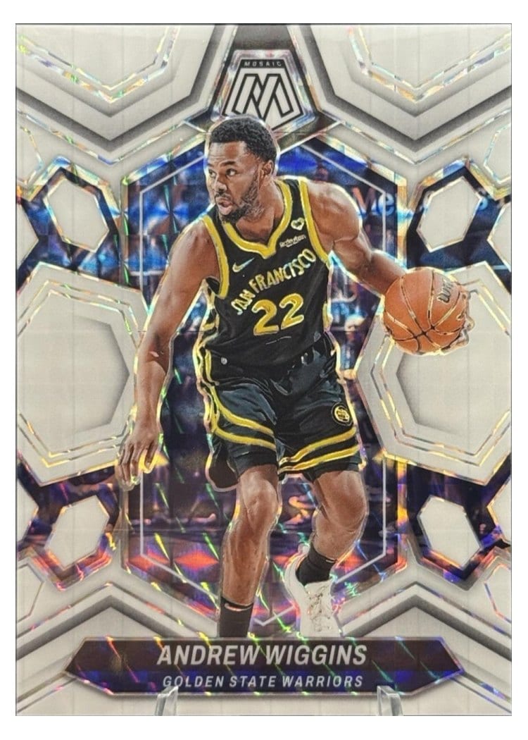 2023-24 Panini Mosaic Base Set Andrew Wiggins #101 card