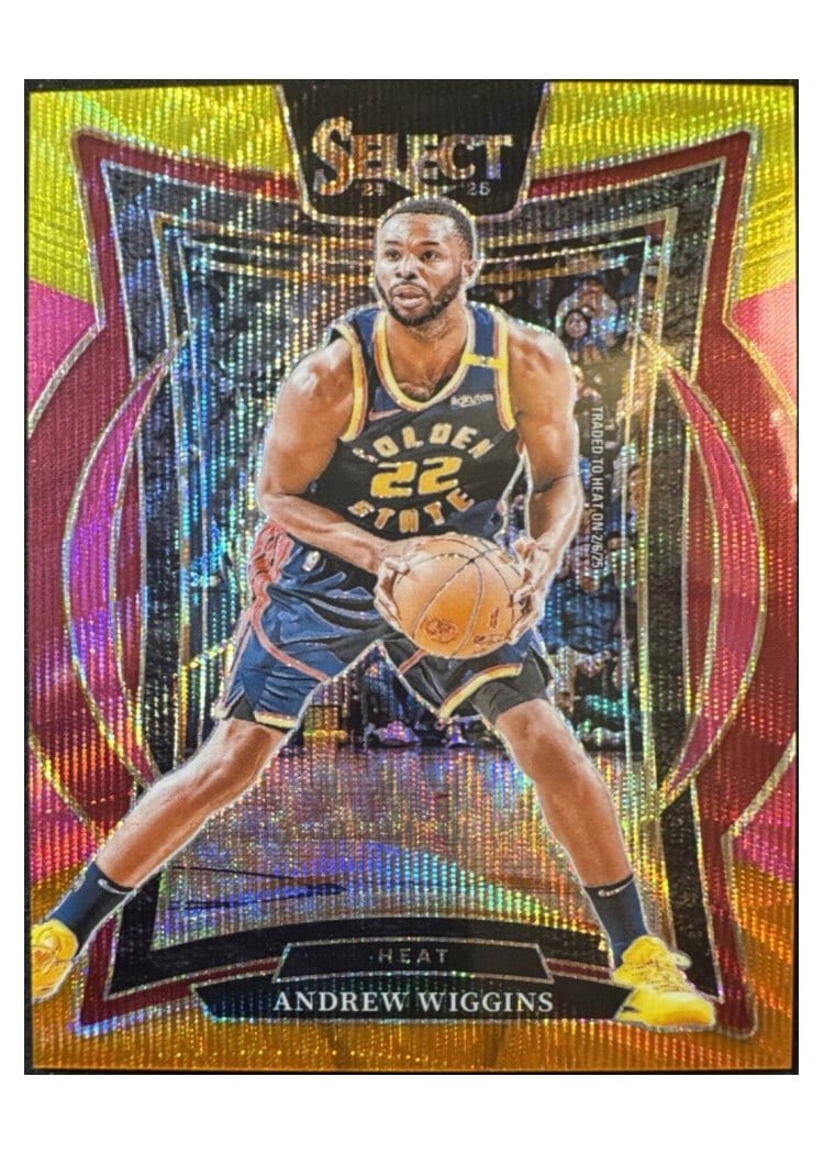 2024-25 Panini Select Base Set Andrew Wiggins Multi Wave Prizm #5 card