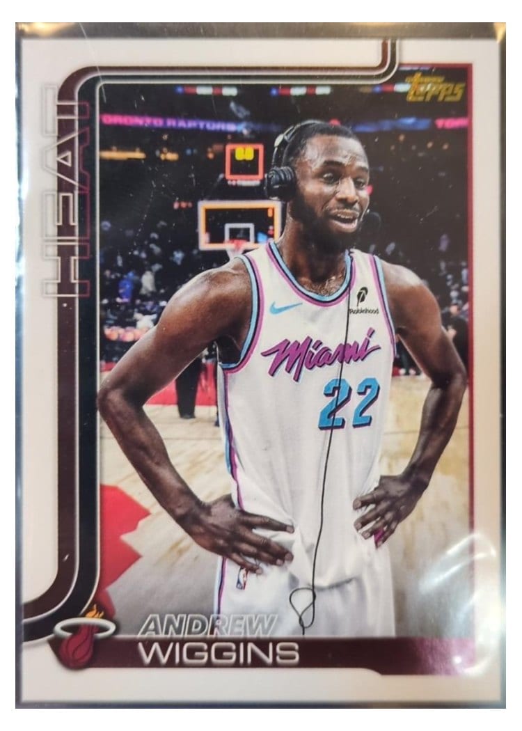 2025-26 Topps Base Set Andrew Wiggins #77 card